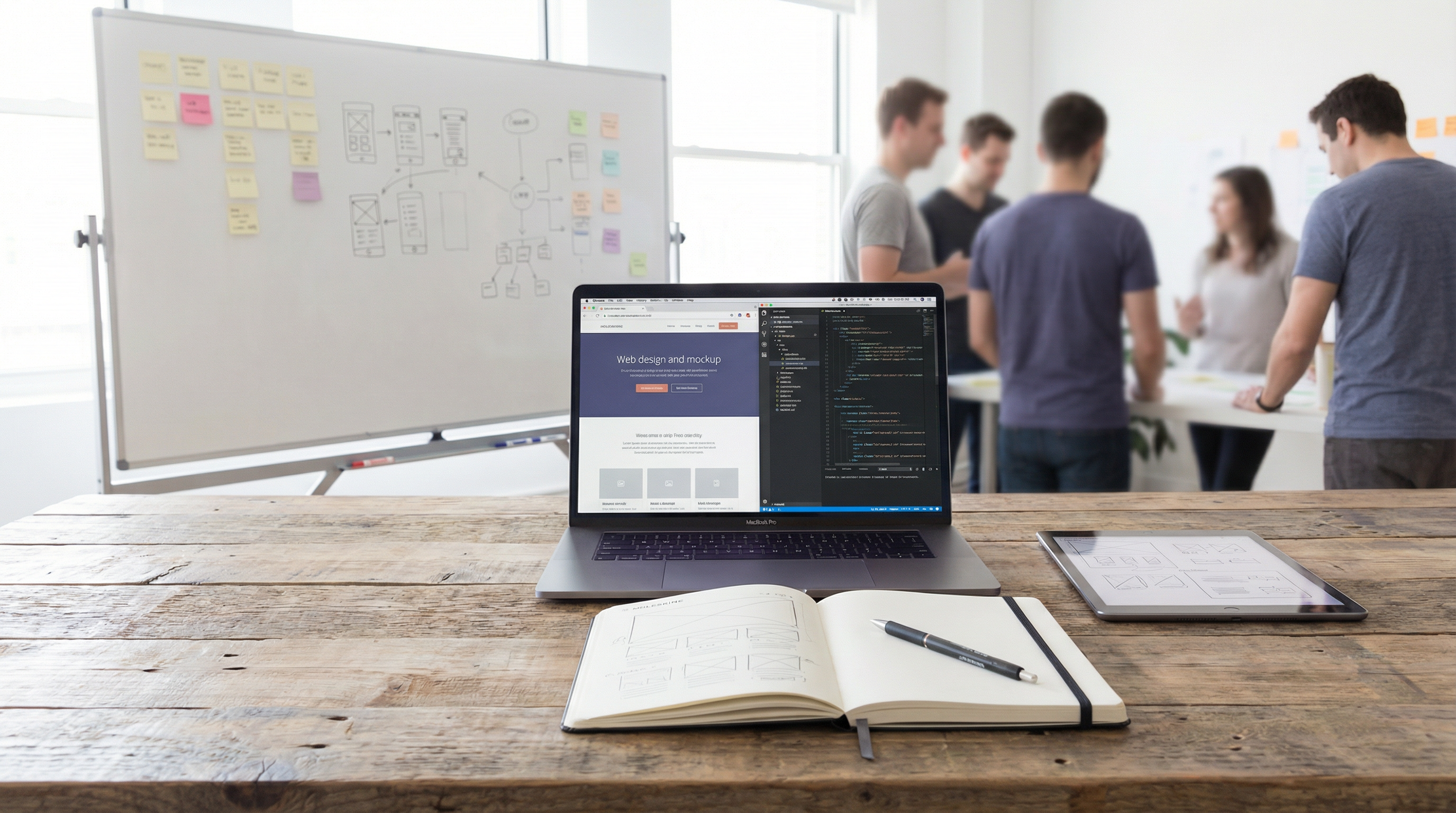 Notre méthode de travail : échange, conception, développement et mise en ligne